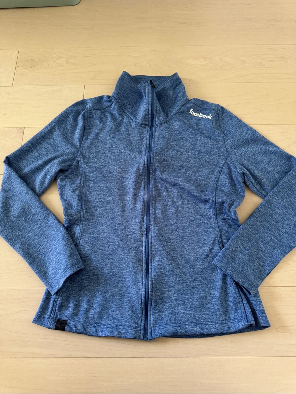 Facebook Women's Blue Full-Zip Performance Jacket